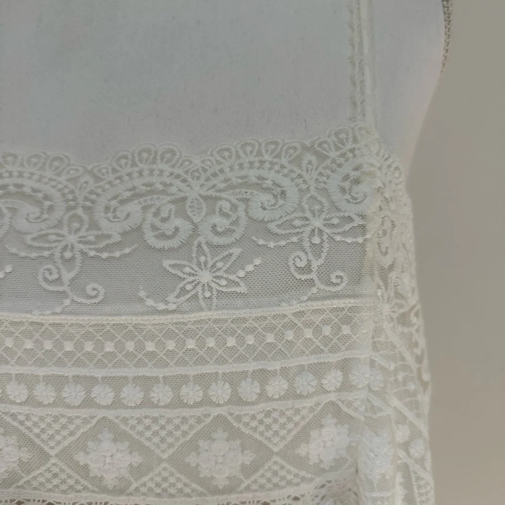 Spell Peaches Slip Dress with lace, NWT, XL - Picture 11 of 17